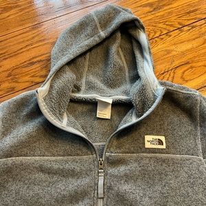 The North Face Hooded Woven Fleece Pull over